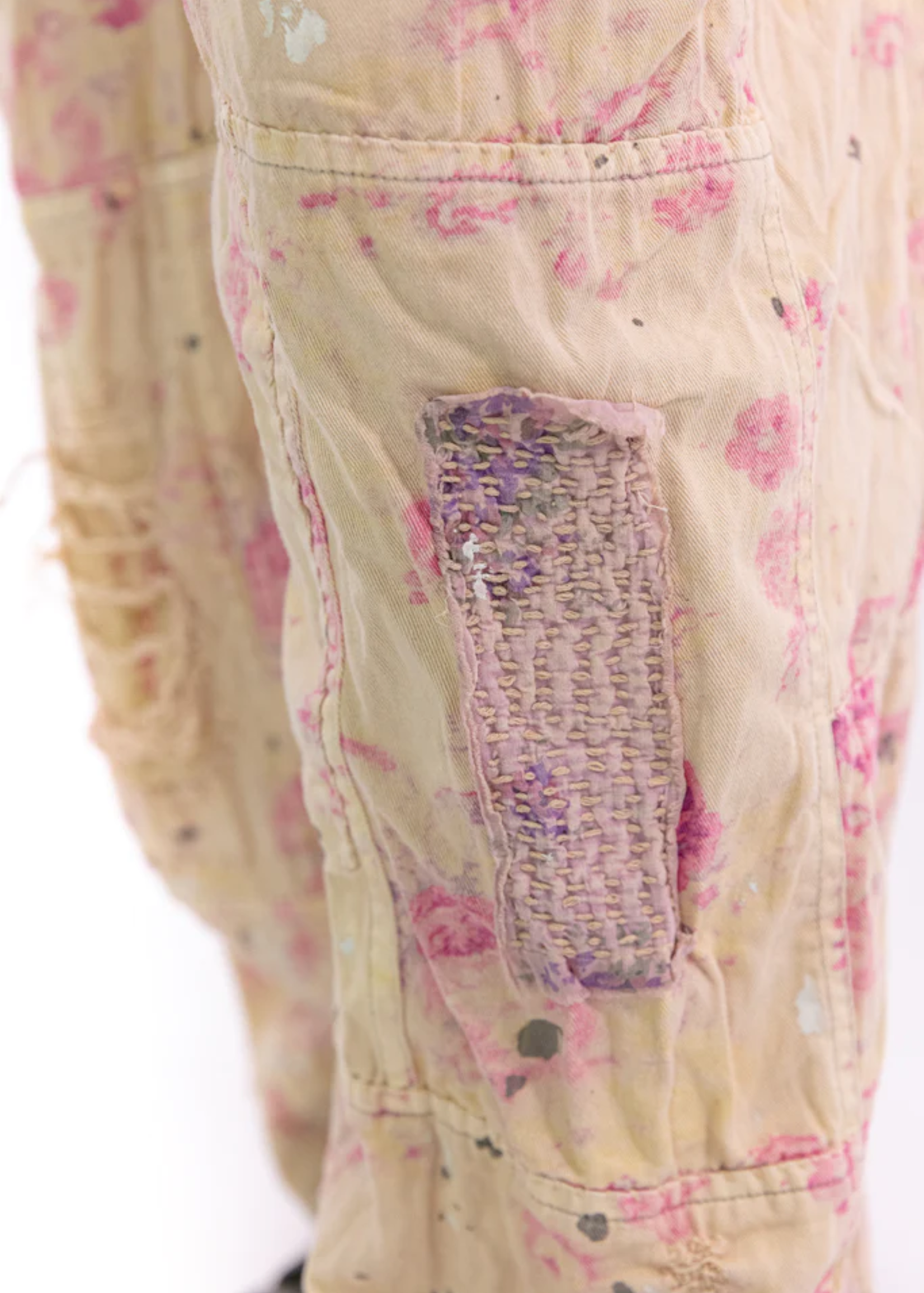 Magnolia Pearl Floral Print Love Overalls 060 Orchid Bloom