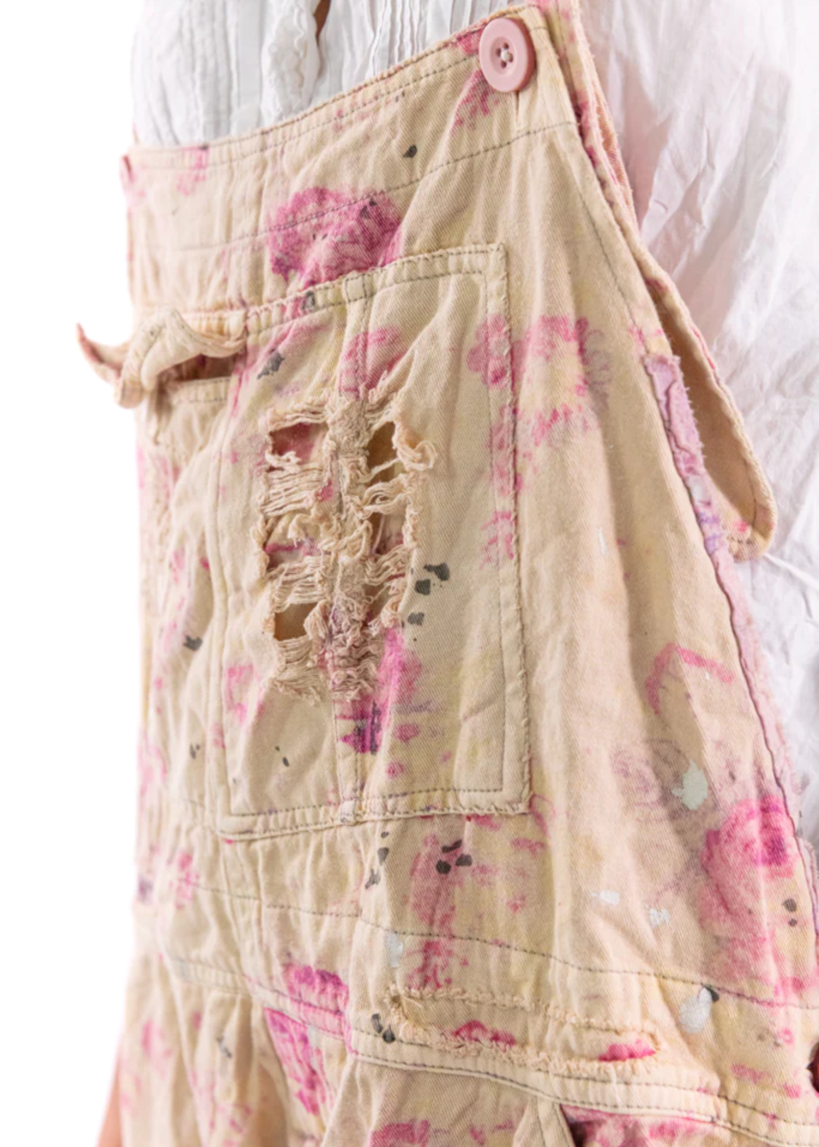 Magnolia Pearl Floral Print Love Overalls 060 Orchid Bloom