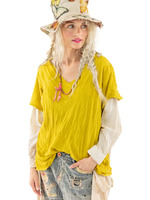 Magnolia Pearl 3-15 PREORDER Europa Tee Top 1411 Citron