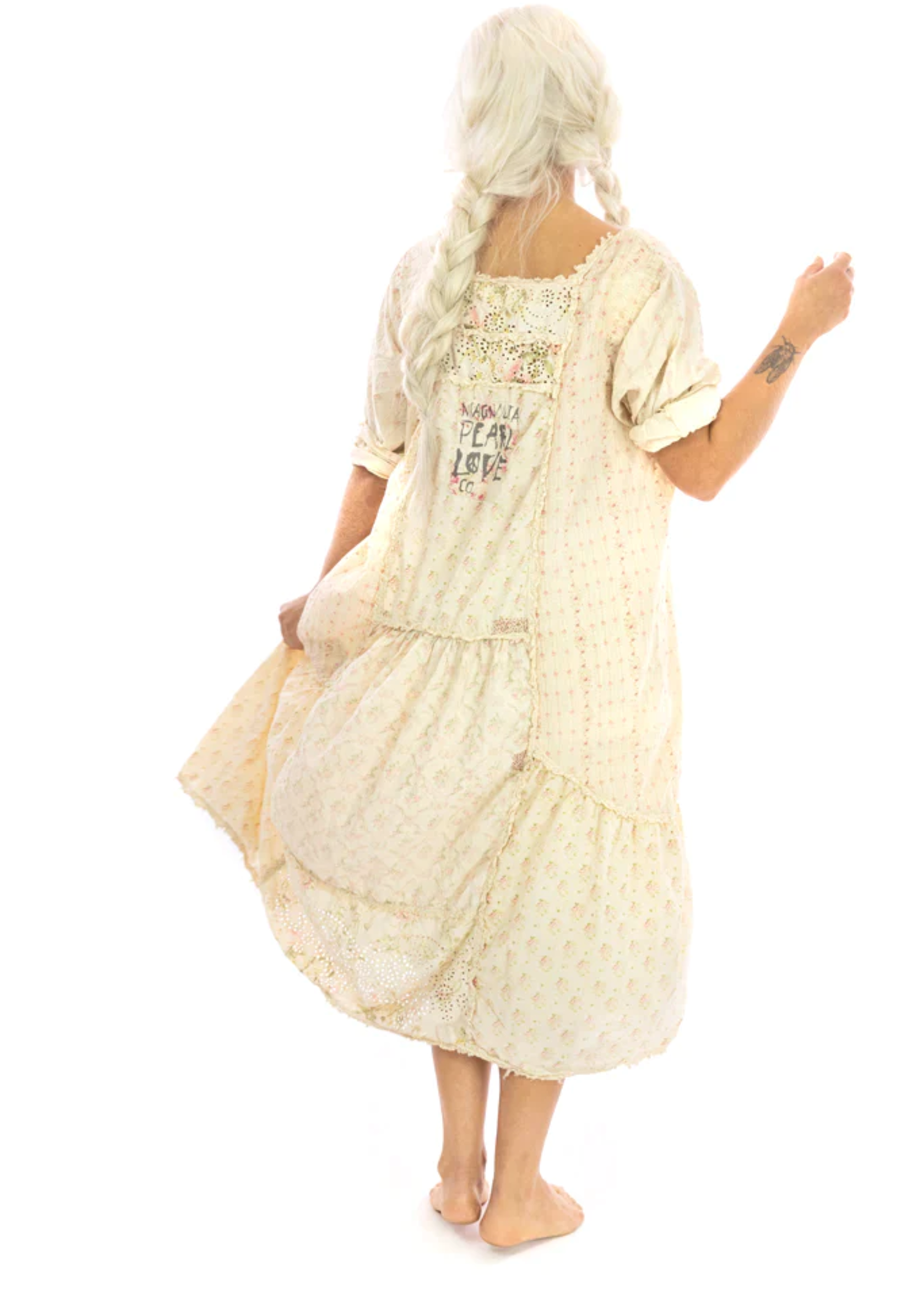 Magnolia Pearl Floral Patchwork Helenia Dress 888 Ronin
