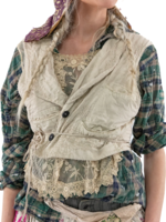 Magnolia Pearl **NEW RELEASE** Embroidered Aysel Vest 059 Moonlight