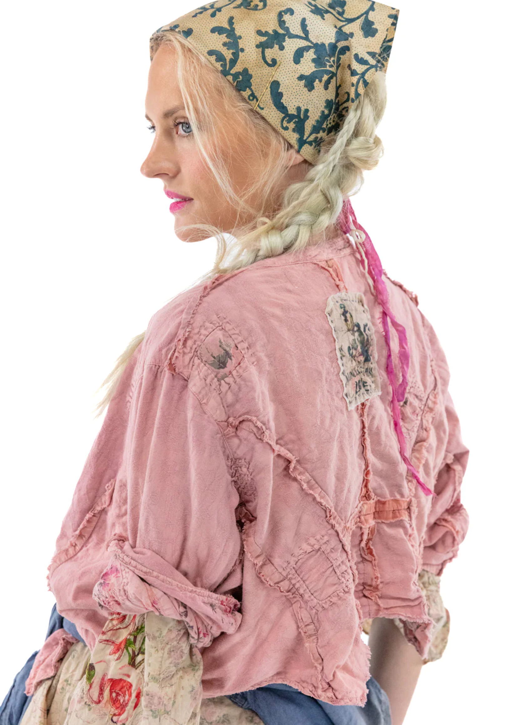 Magnolia Pearl Floral Odetta Cropped Jacket 712