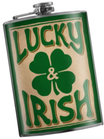 Lucky & Irish Flask