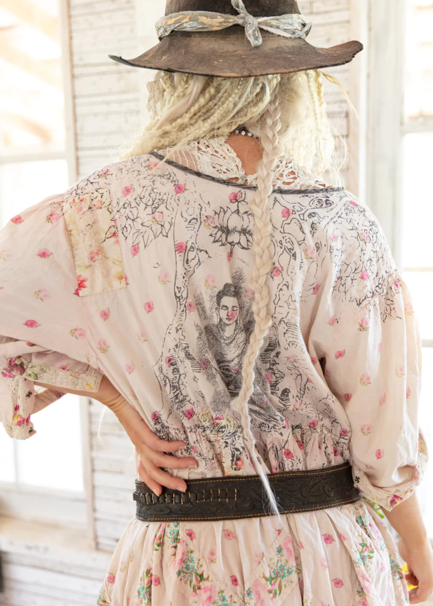 Magnolia Pearl **PREORDER** New Release 4-19 Floral Sumati Dress 907 Rosehip