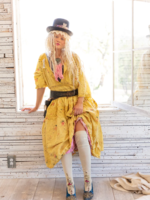 Magnolia Pearl Floral Raelle Dress 899 La Jaune Rose