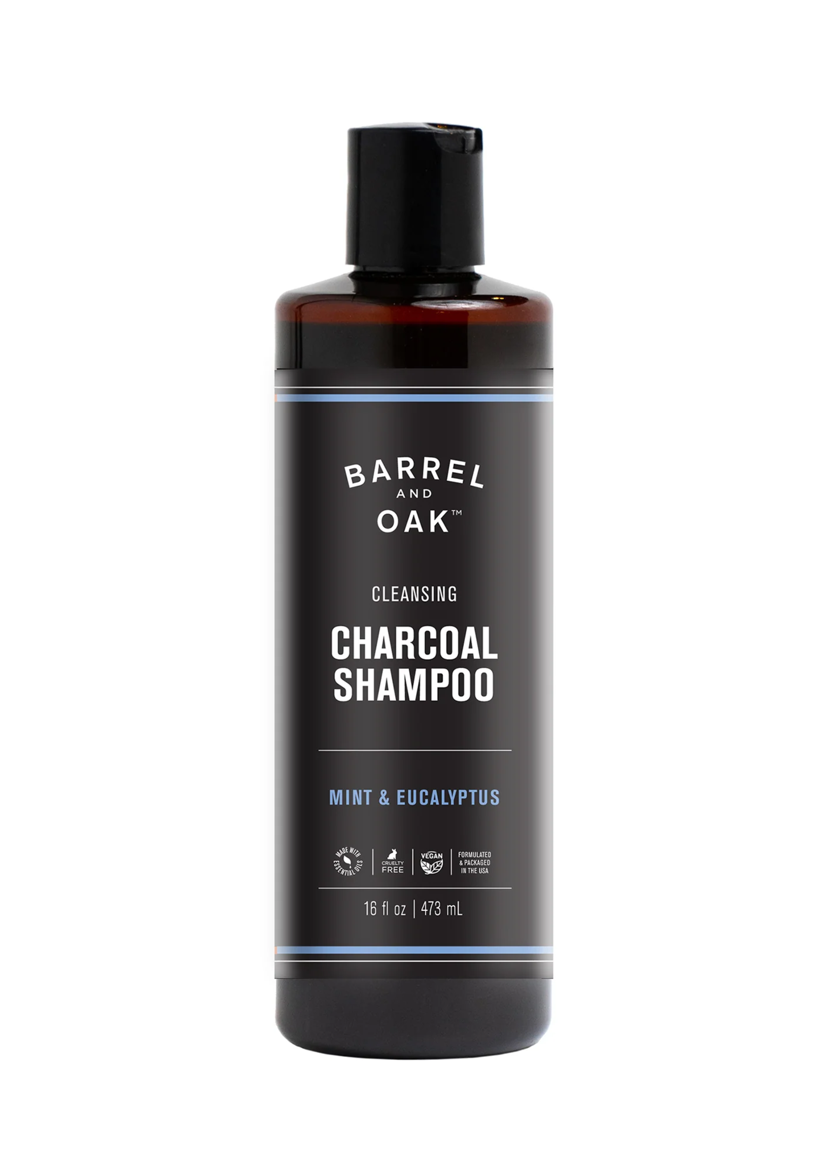 Barrel & Oak Charcoal Cleansing Shampoo Mint + Eucalyptus