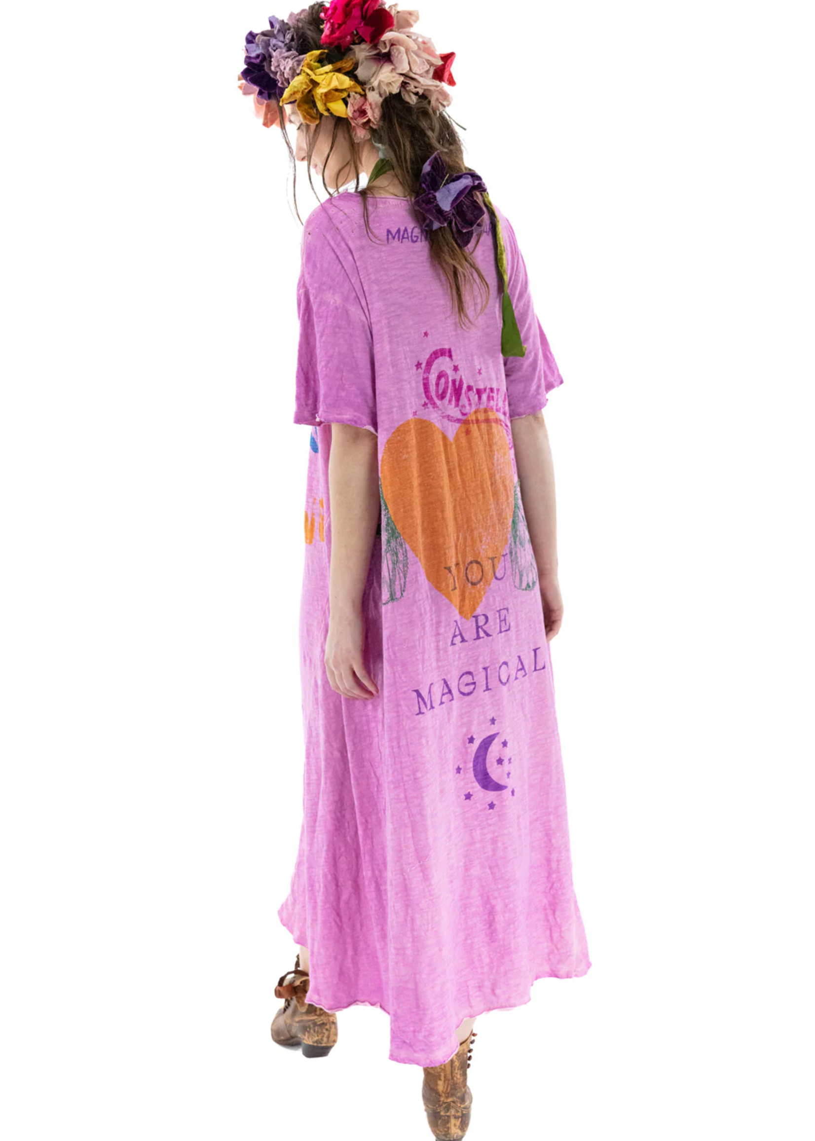 Magnolia Pearl Peace Art Love Gandhi Tee Tshirt Dress 940 Allium