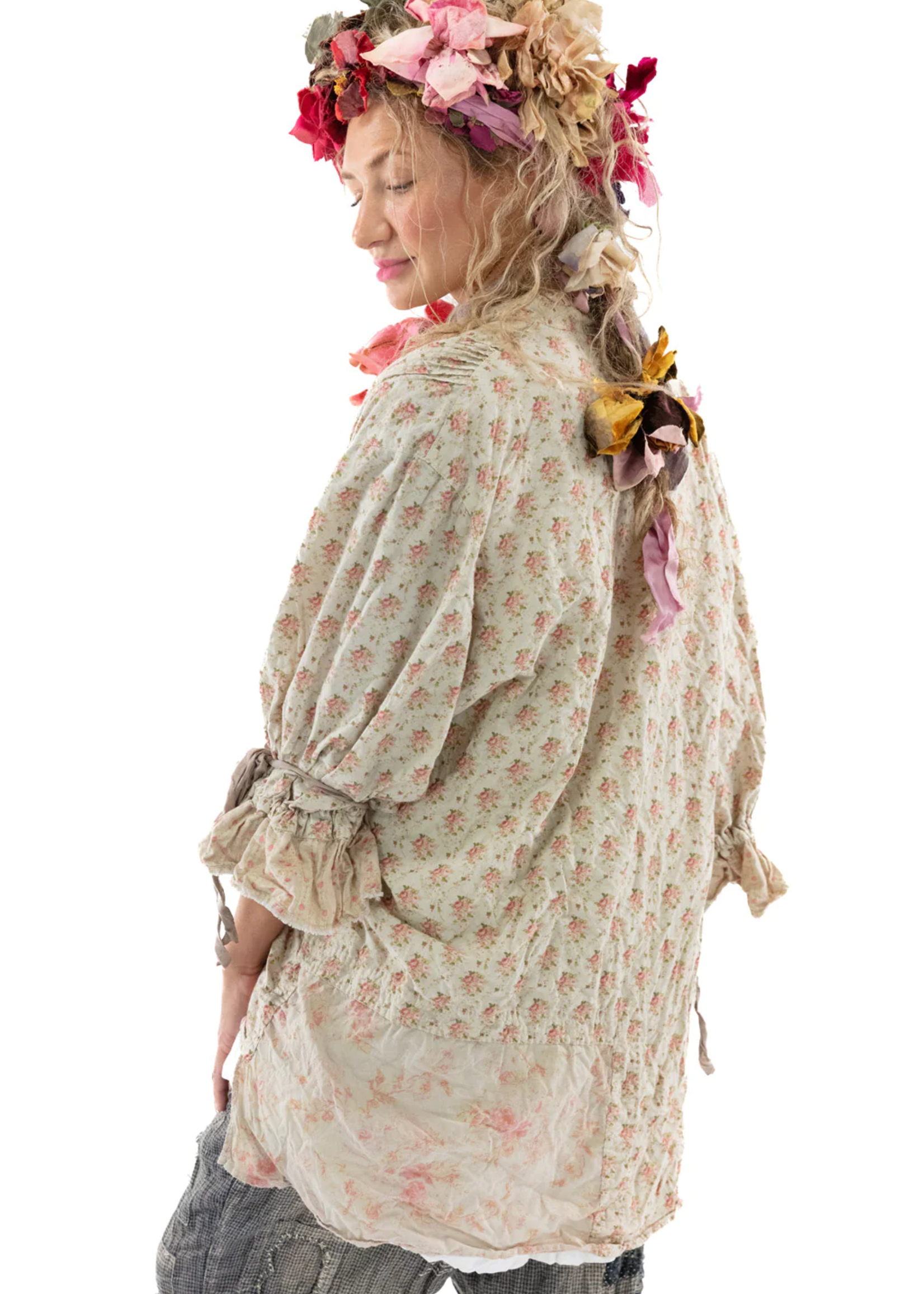 Magnolia Pearl Floral Amadeus Blouse Top 1229 Sun Prairie