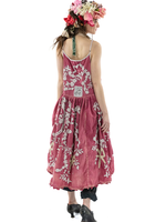 Magnolia Pearl Floral Appliqué Oeuvre Slip 151 Dress Shirley Temple