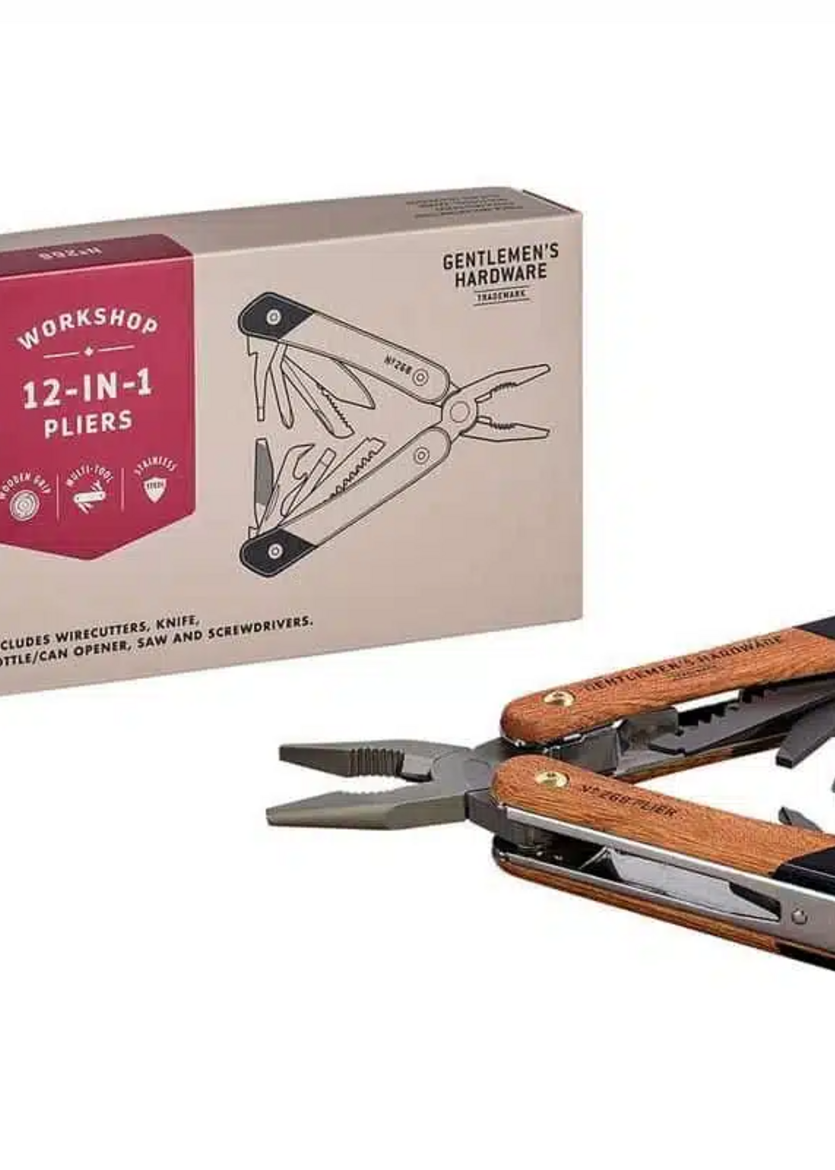 Gentlemen's Hardware 12 in 1 Plier Multi Tool