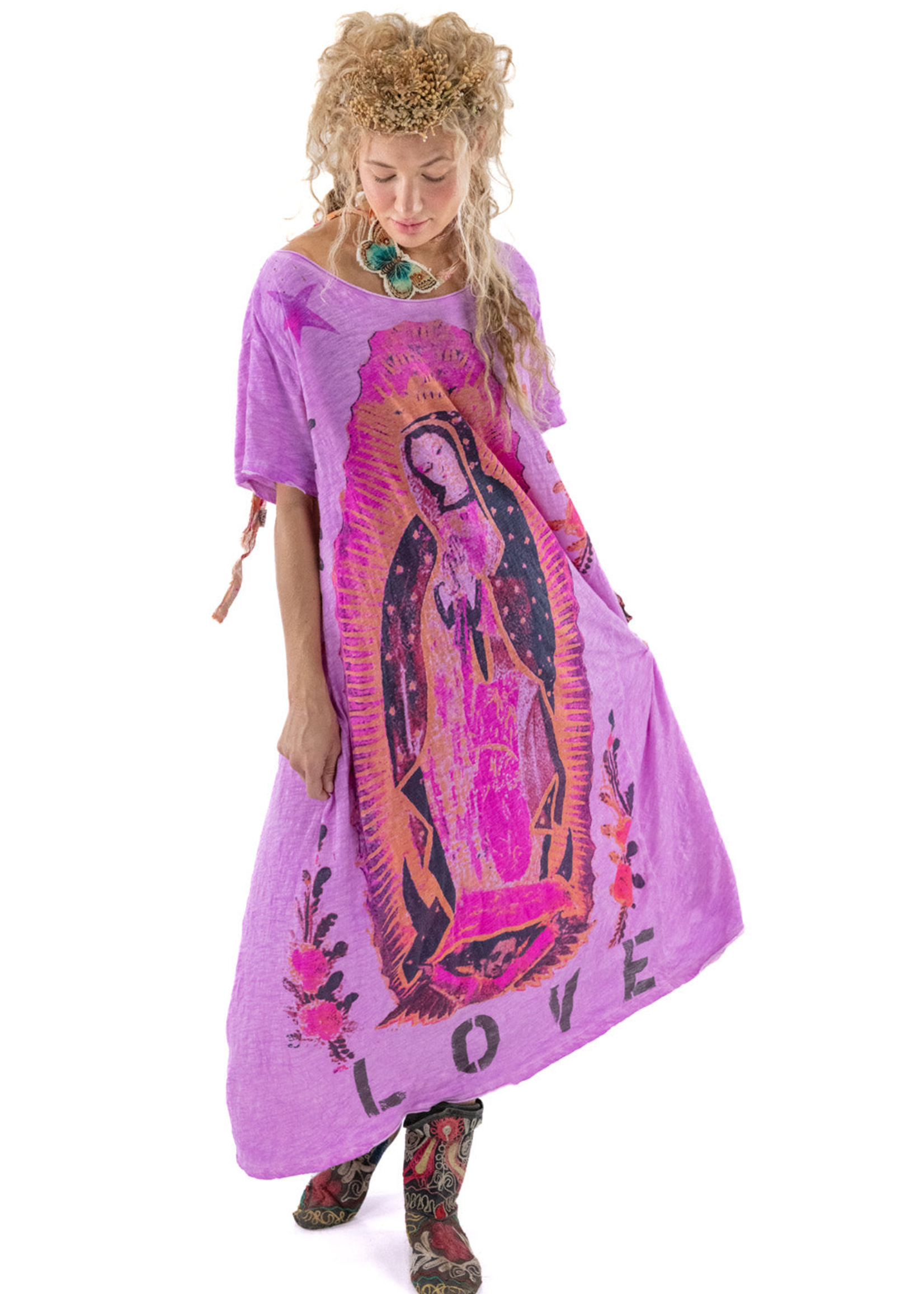 Magnolia Pearl Guadalupe Roses Of Love Tee Tshirt Dress 948 Allium