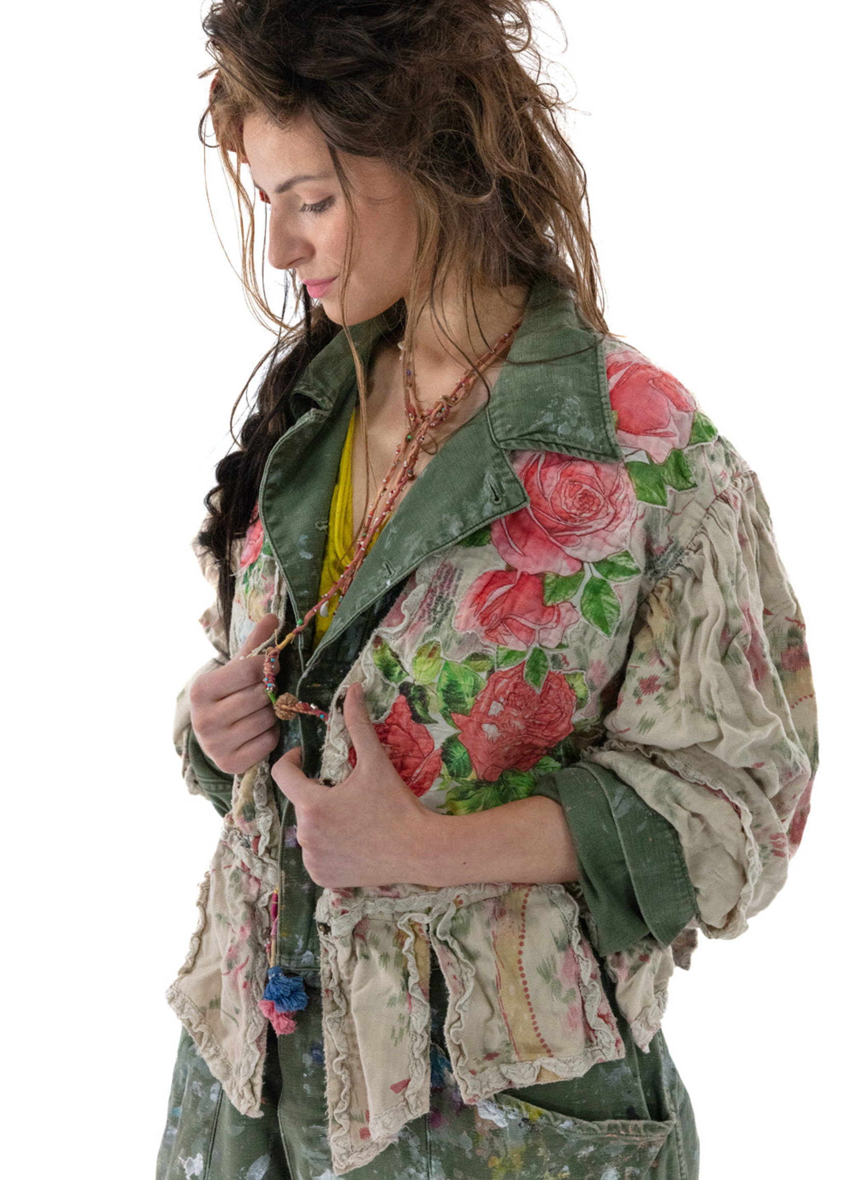 Magnolia Pearl Floral Appliqué Monique Jacket 662 Perianth