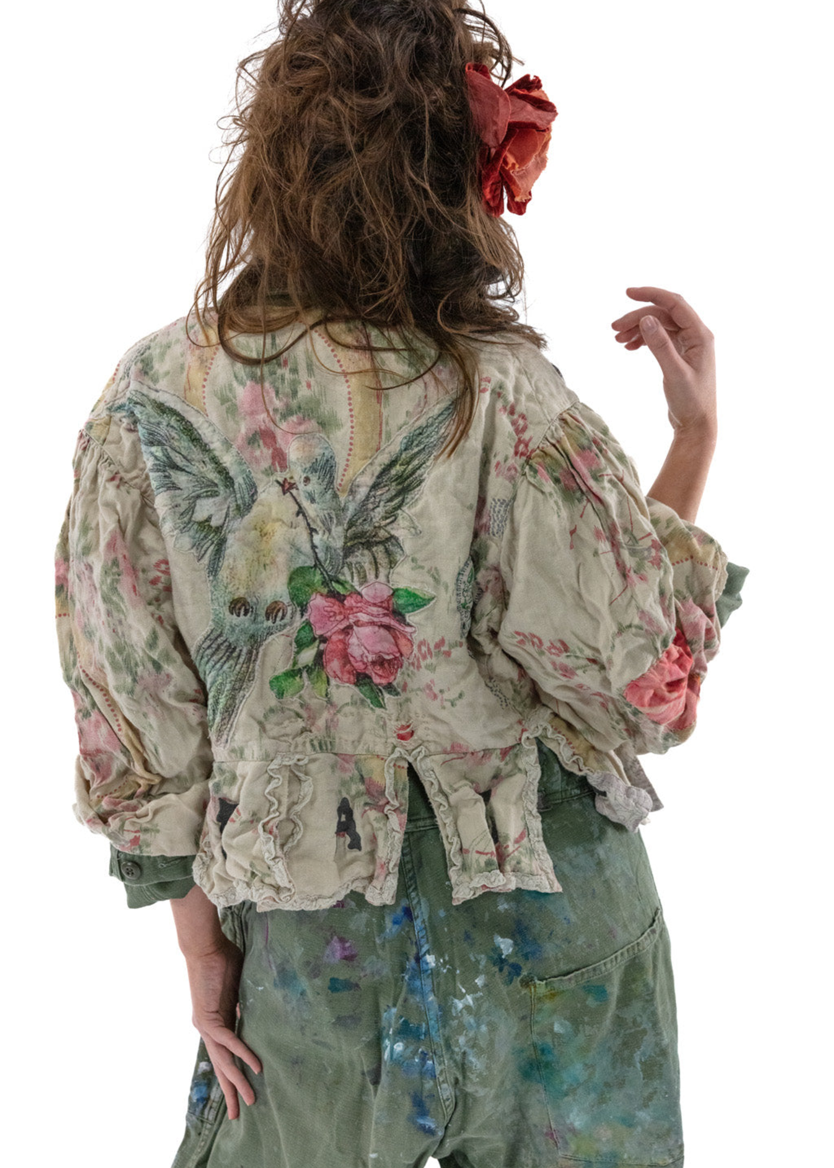 Magnolia Pearl Floral Appliqué Monique Jacket 662 Perianth