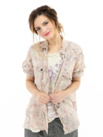 Magnolia Pearl Twill Blockprint Kelly Western TOP 1039 Vineyard