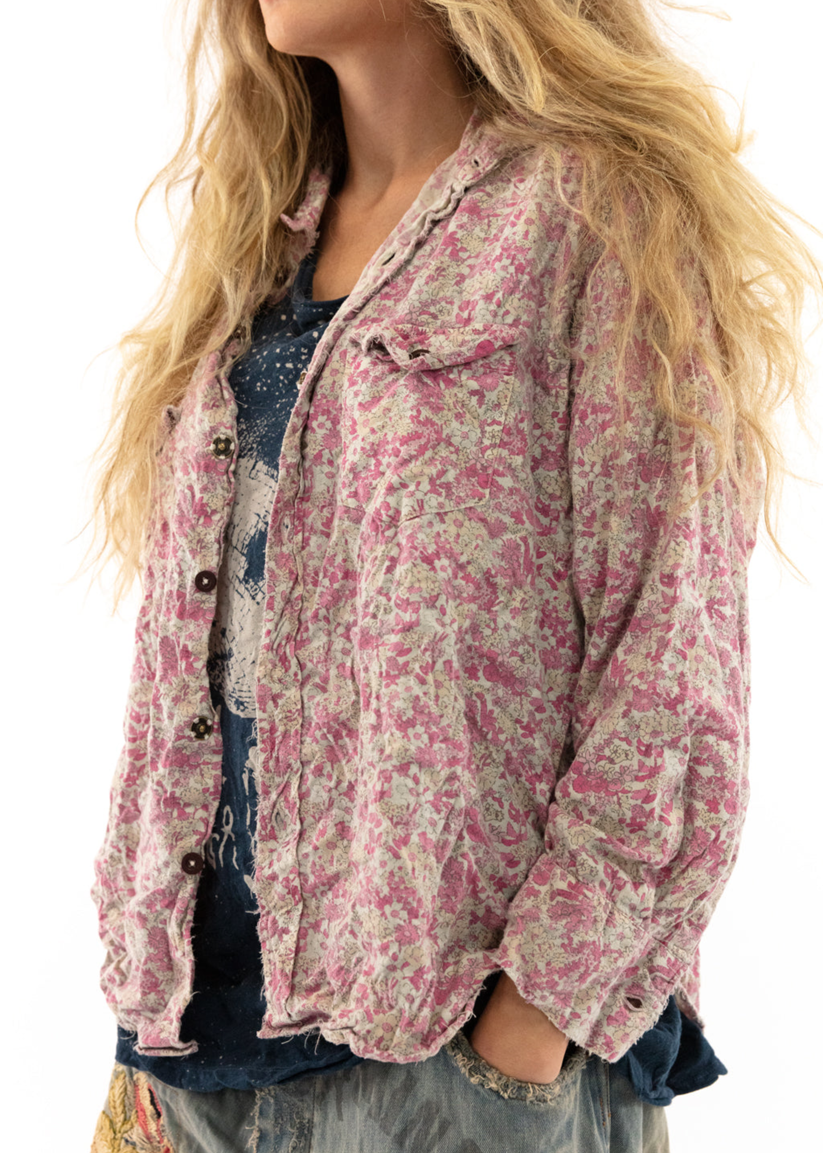 Magnolia Pearl Kelly Western Shirt TOP 1099 Redbud