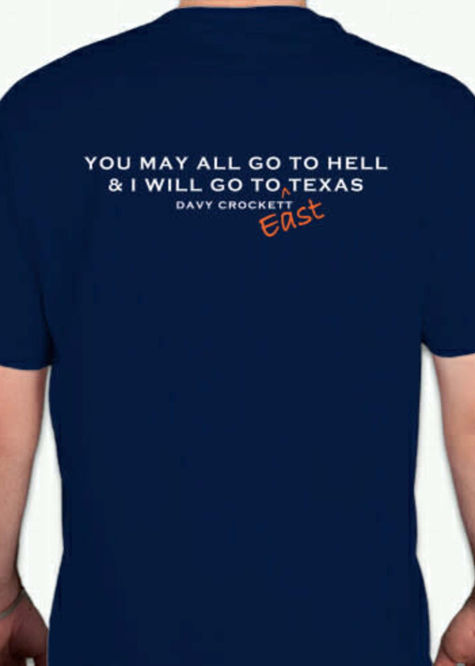 Periwinkle Davy Crockett East Texas Tee Tshirt