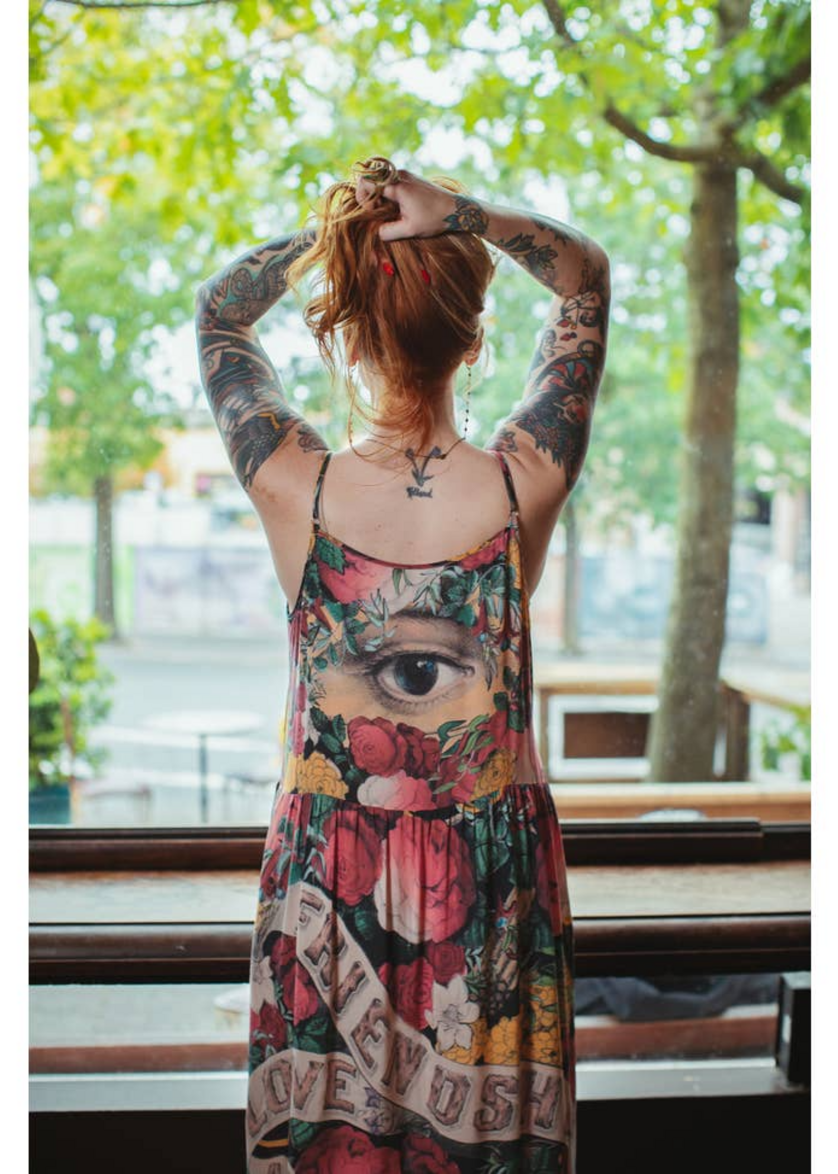 Market of Stars Friendship Love & Truth Boheme Slip Dress L/XL