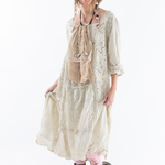 Magnolia Pearl New Release 6-21 Eyelet Patchwork Helenia Dress 938 Moonlight