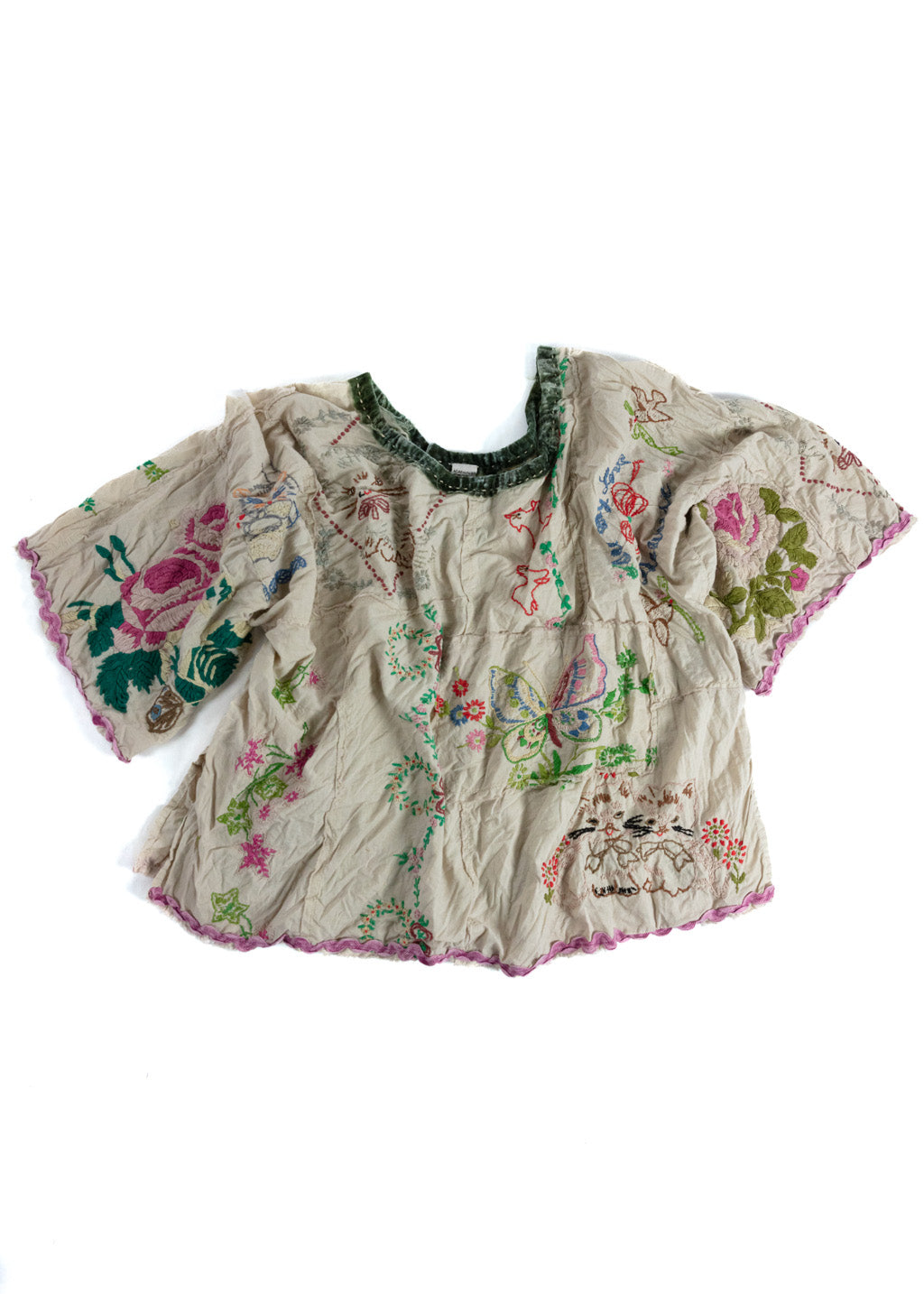 Magnolia Pearl New Release 6-21 Embroidery Matilda Top 1301