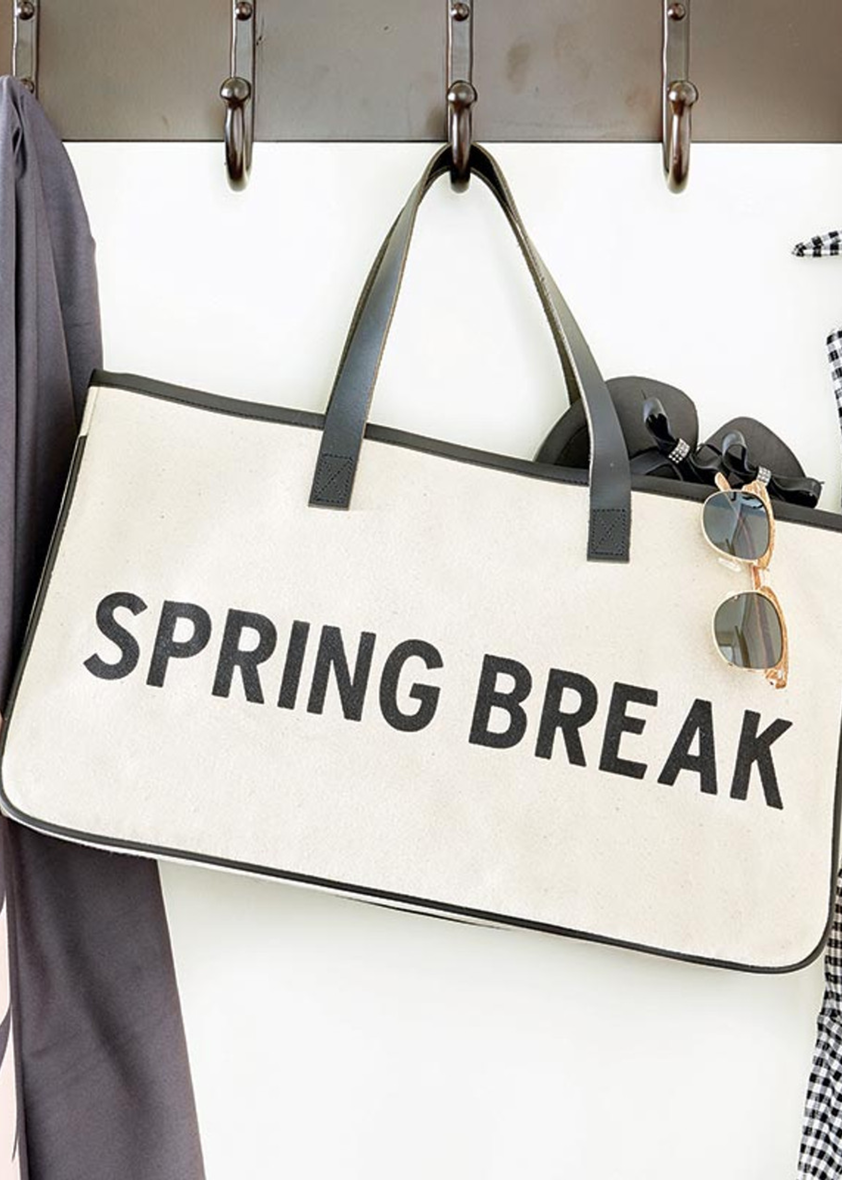 Spring Break Canvas Tote Bag