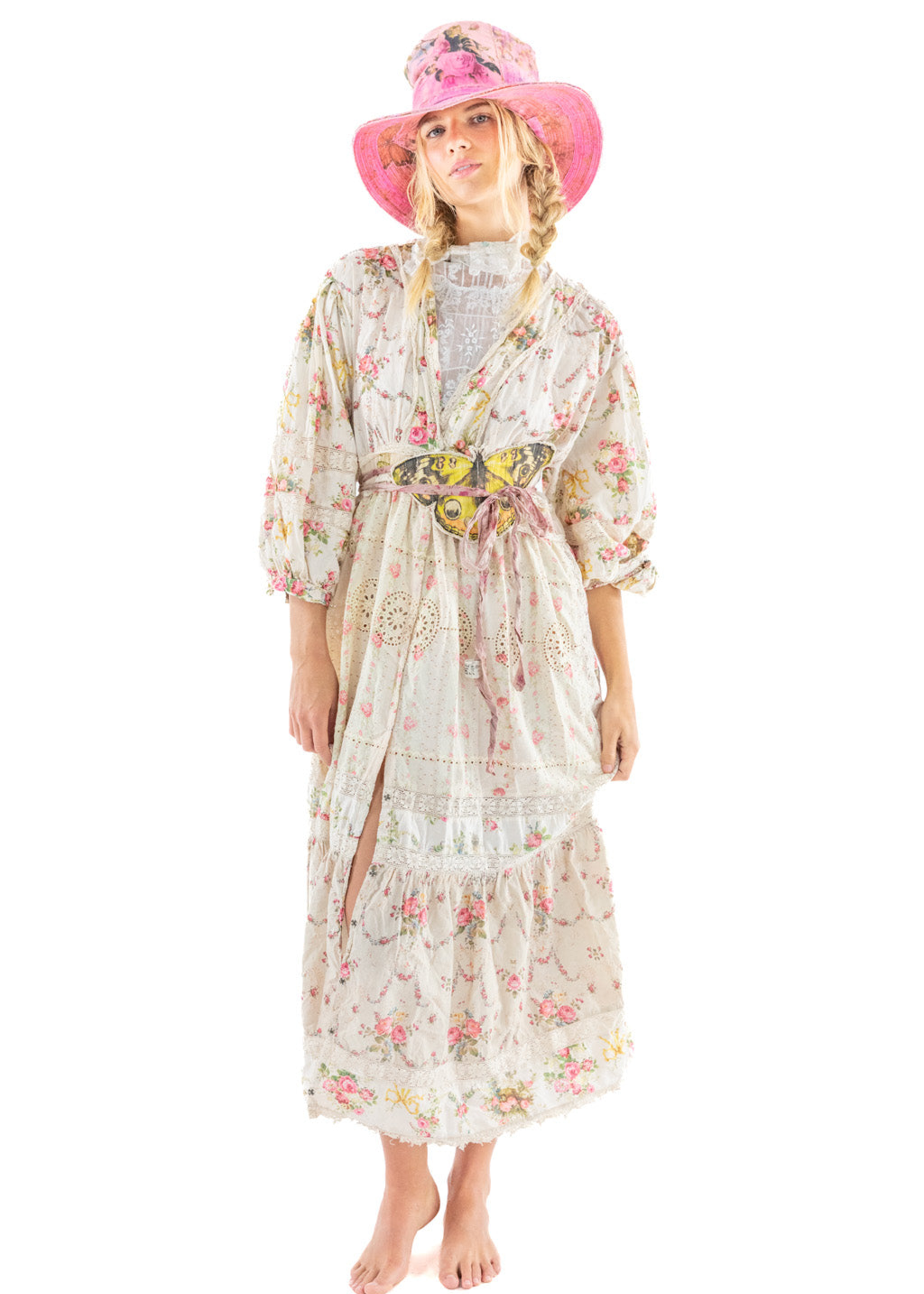 Magnolia Pearl Patchwork Floral Chaney Dress 902 Light Happy