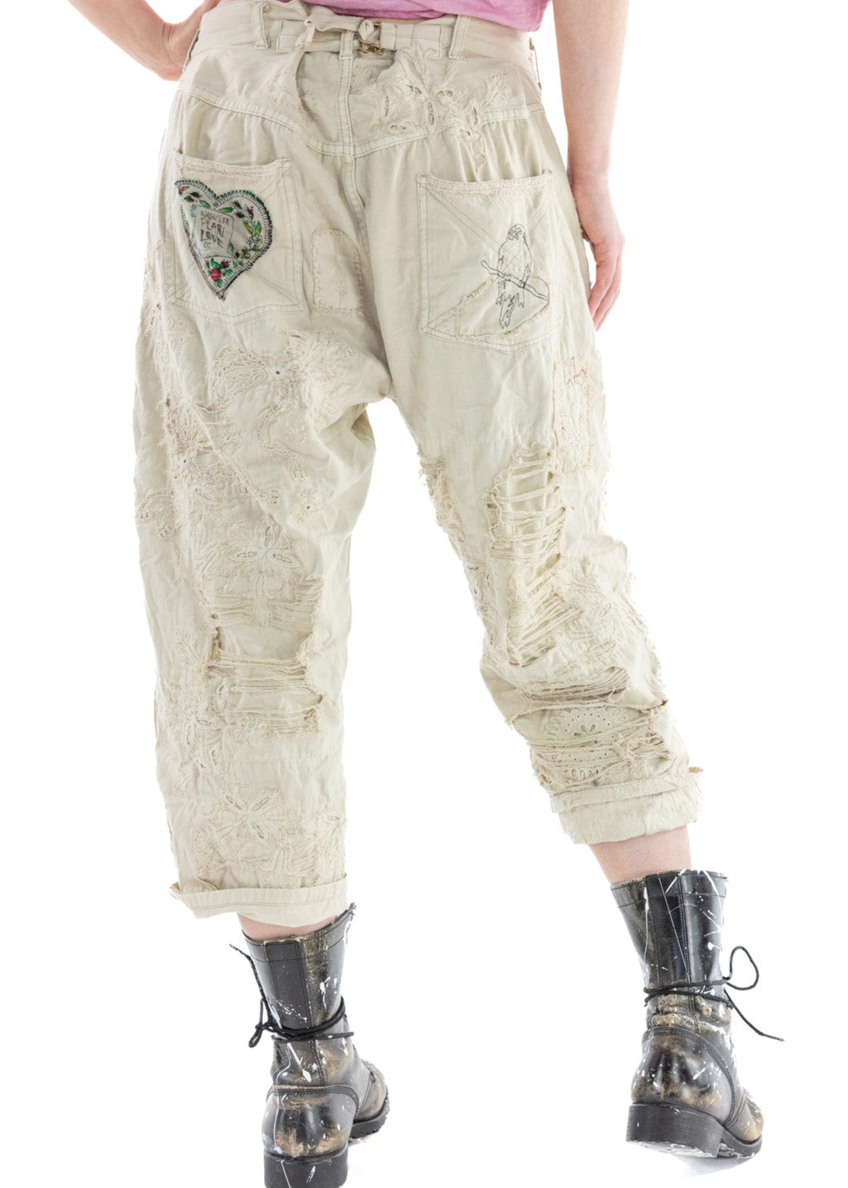 Magnolia Pearl Embroidered Amour Miners Pants 461 Moonlight