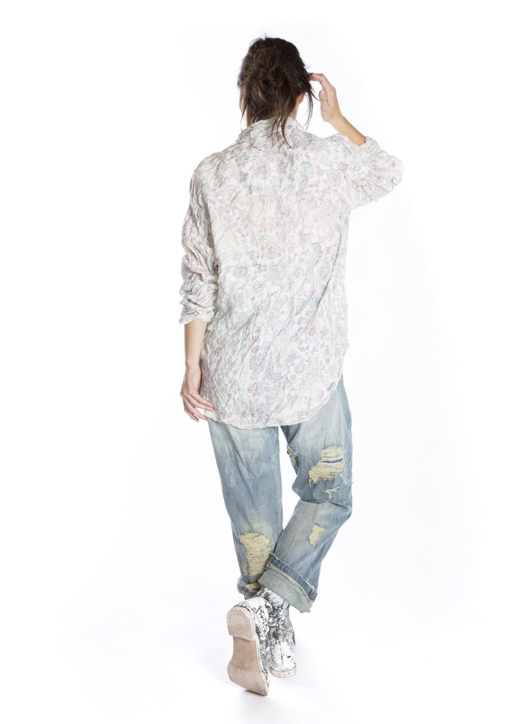 Magnolia Pearl Boyfriend Shirt Top 902 Acanthus Sun
