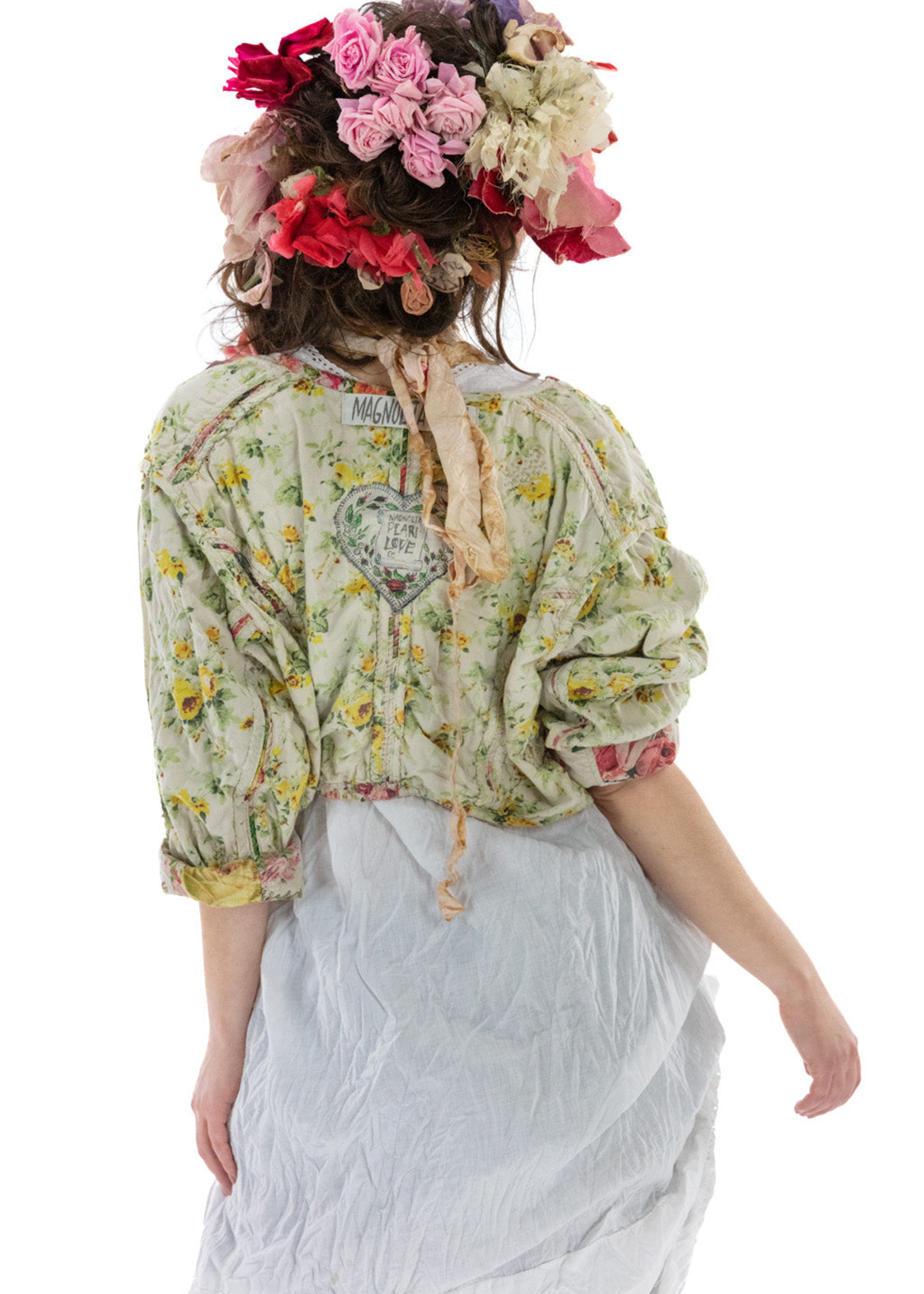 Magnolia Pearl Cropped Floral Leni Jacket 697 Postcards