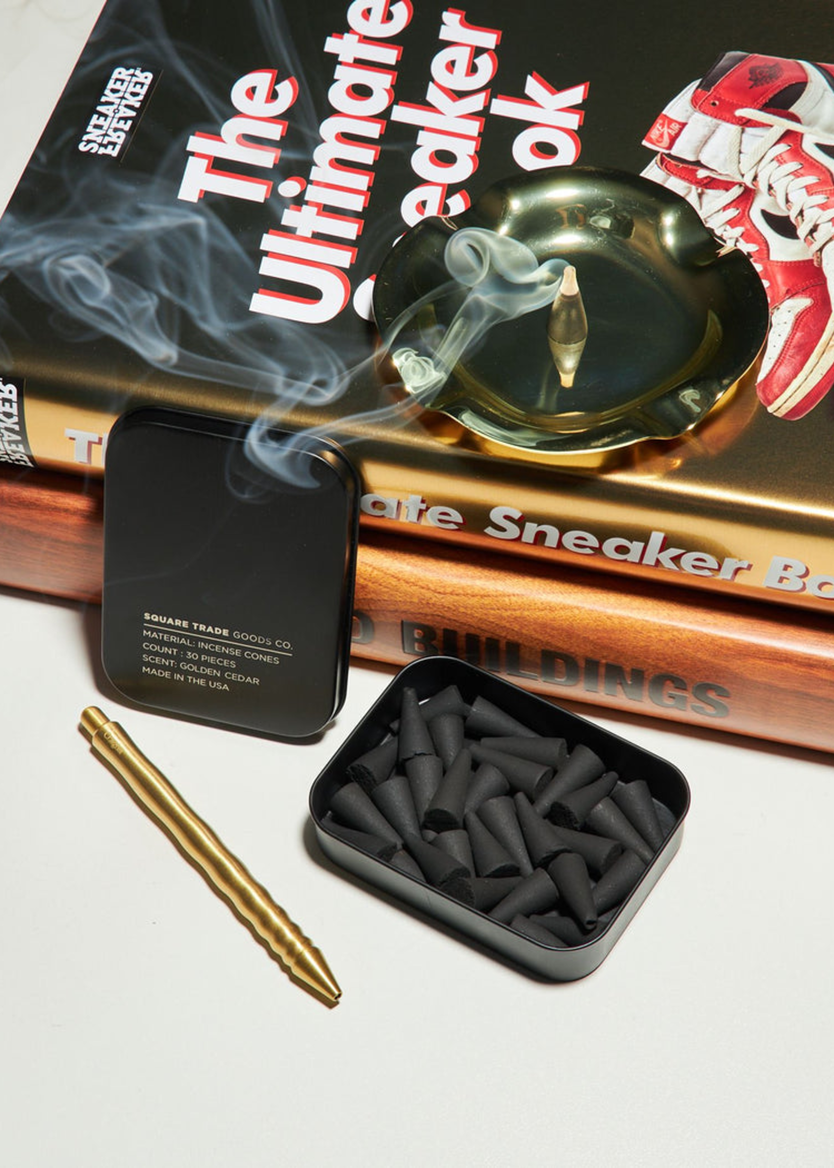 Golden Cedar Incense Cones