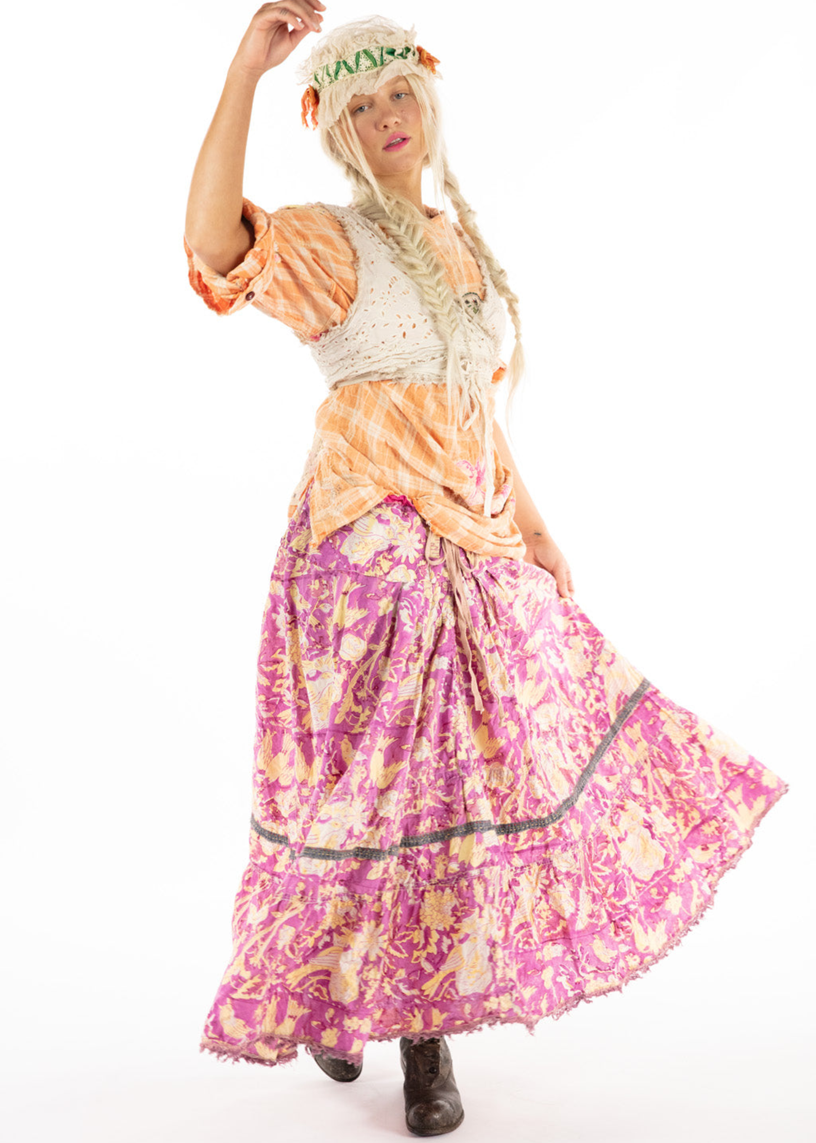 Magnolia Pearl Nepali Peasant SKIRT 151 Wildberry