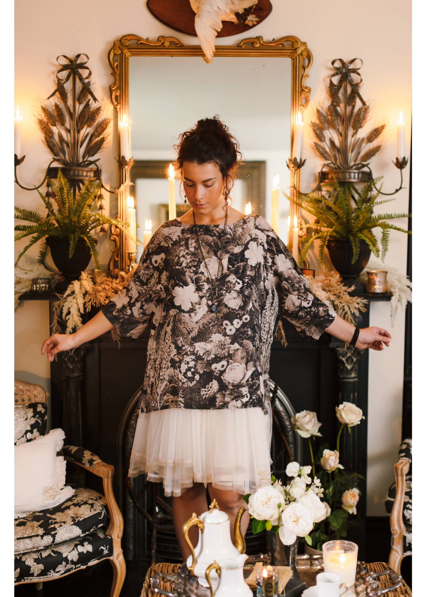 Market of Stars The Looking Glass Bohemian Tee Luxe Bamboo Tunic Shirt
