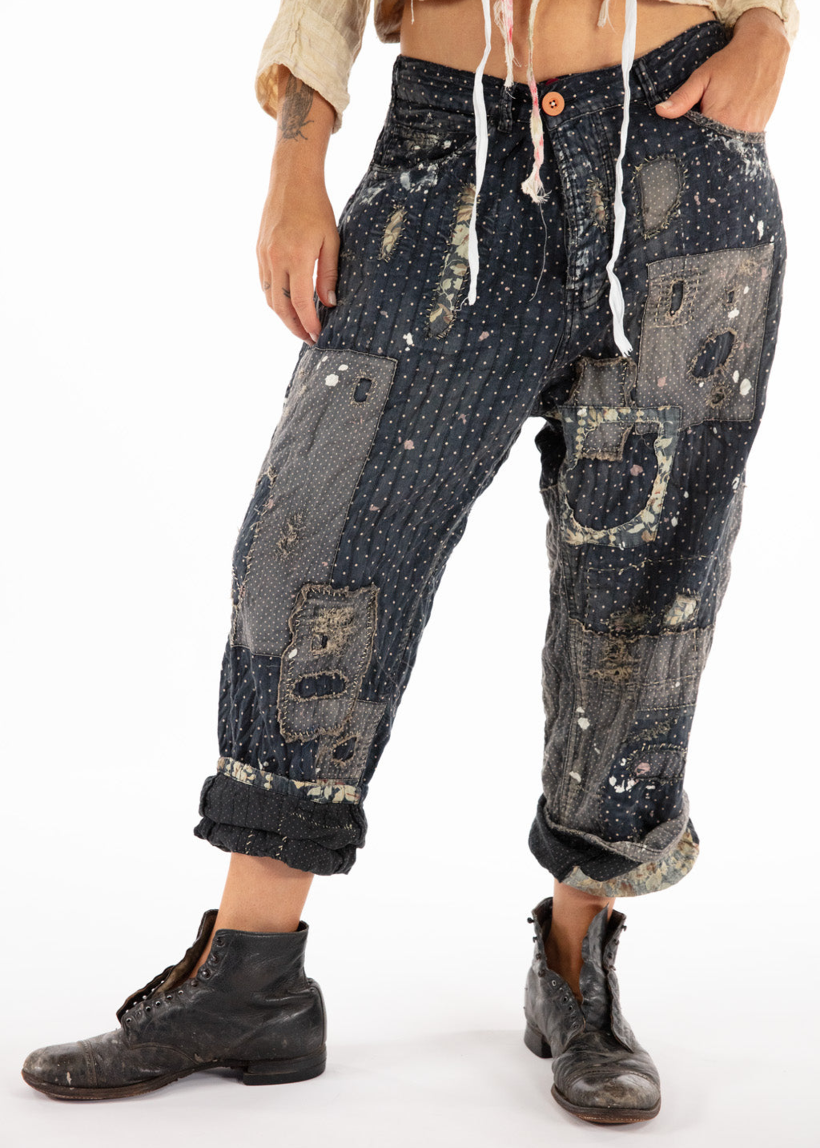 Magnolia Pearl Dot and Floral Miners PANTS 495 Cossette