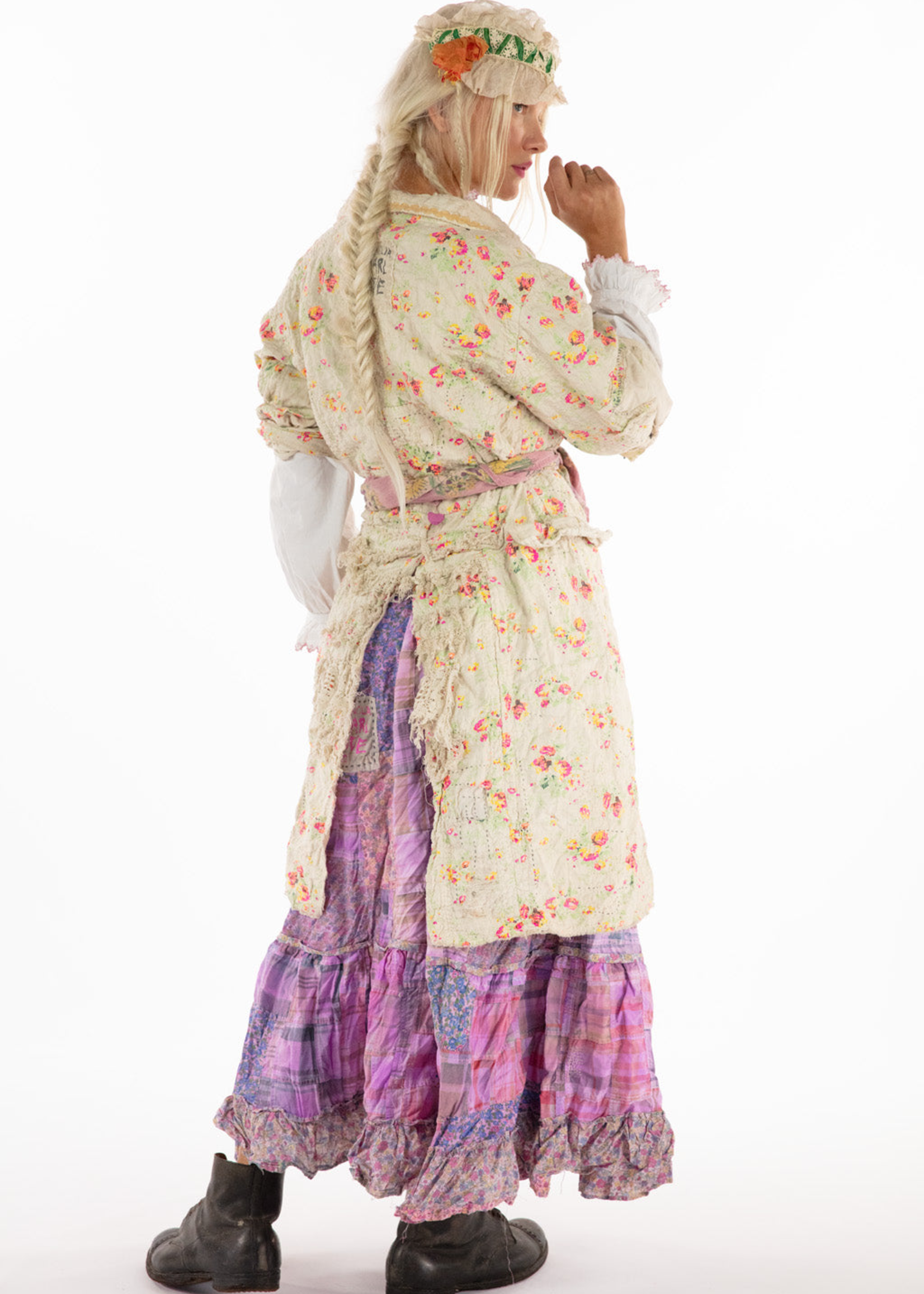 Magnolia Pearl Linen Floral Contessa JACKET 781 Circus Rose
