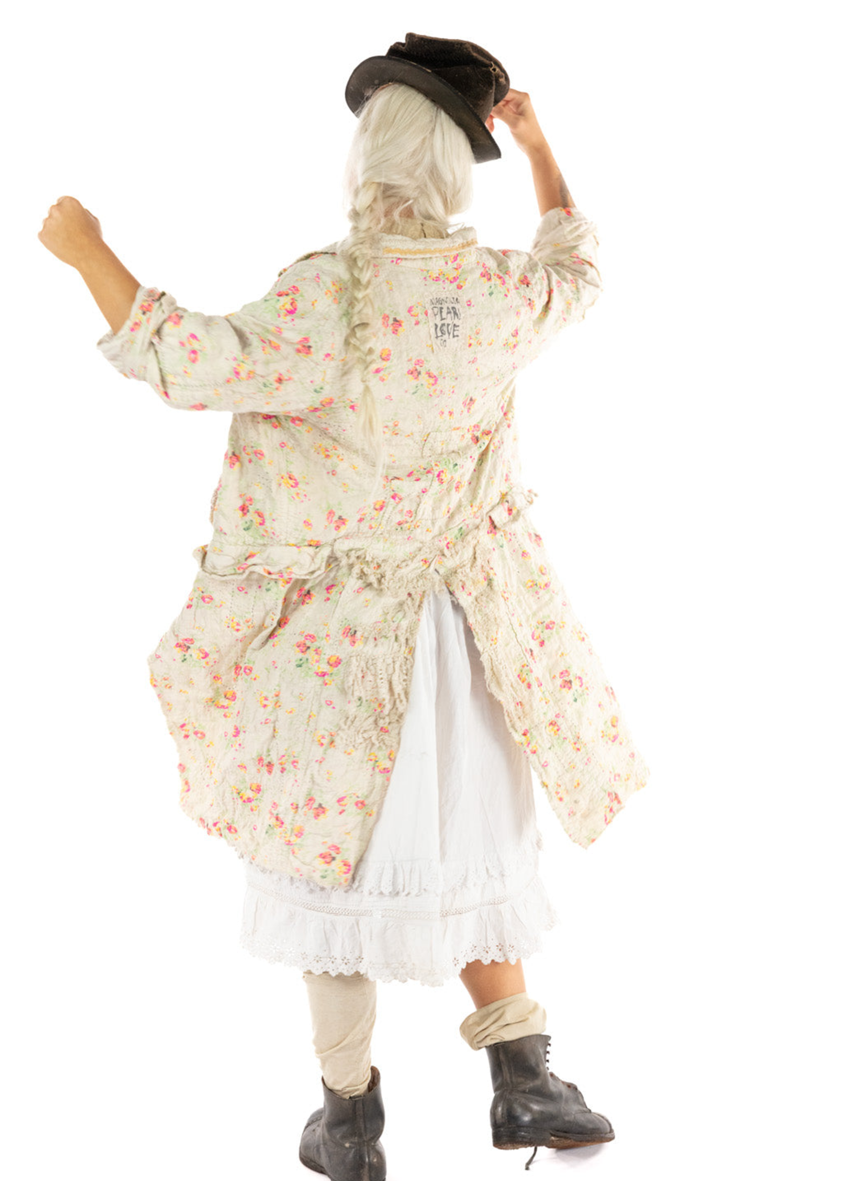 Magnolia Pearl Linen Floral Contessa JACKET 781 Circus Rose
