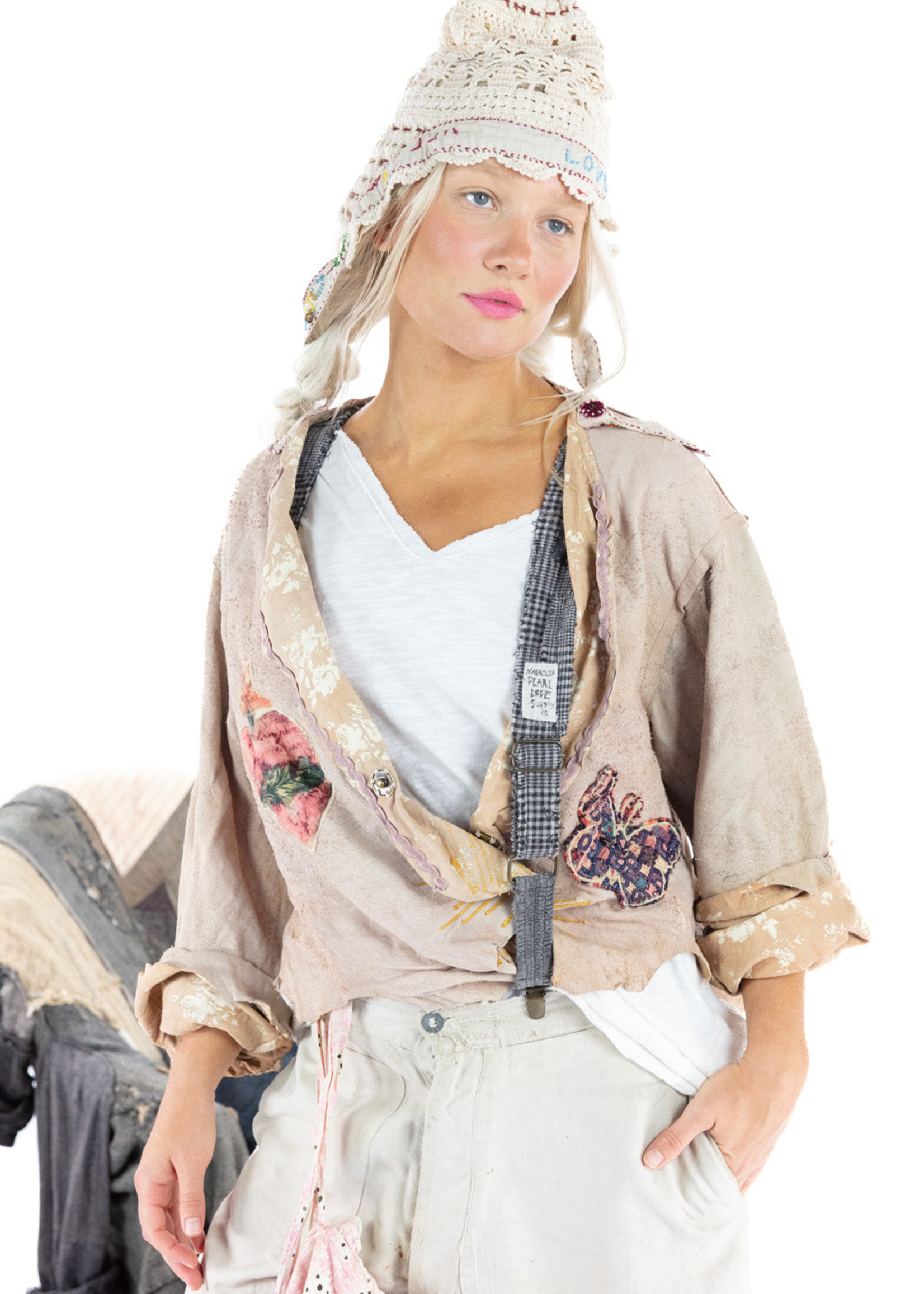 Magnolia Pearl Leather Leni Cropped JACKET 725 Blessed Mother