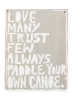Sugarboo & Co. Paddle Your Own Canoe Wall Tarp