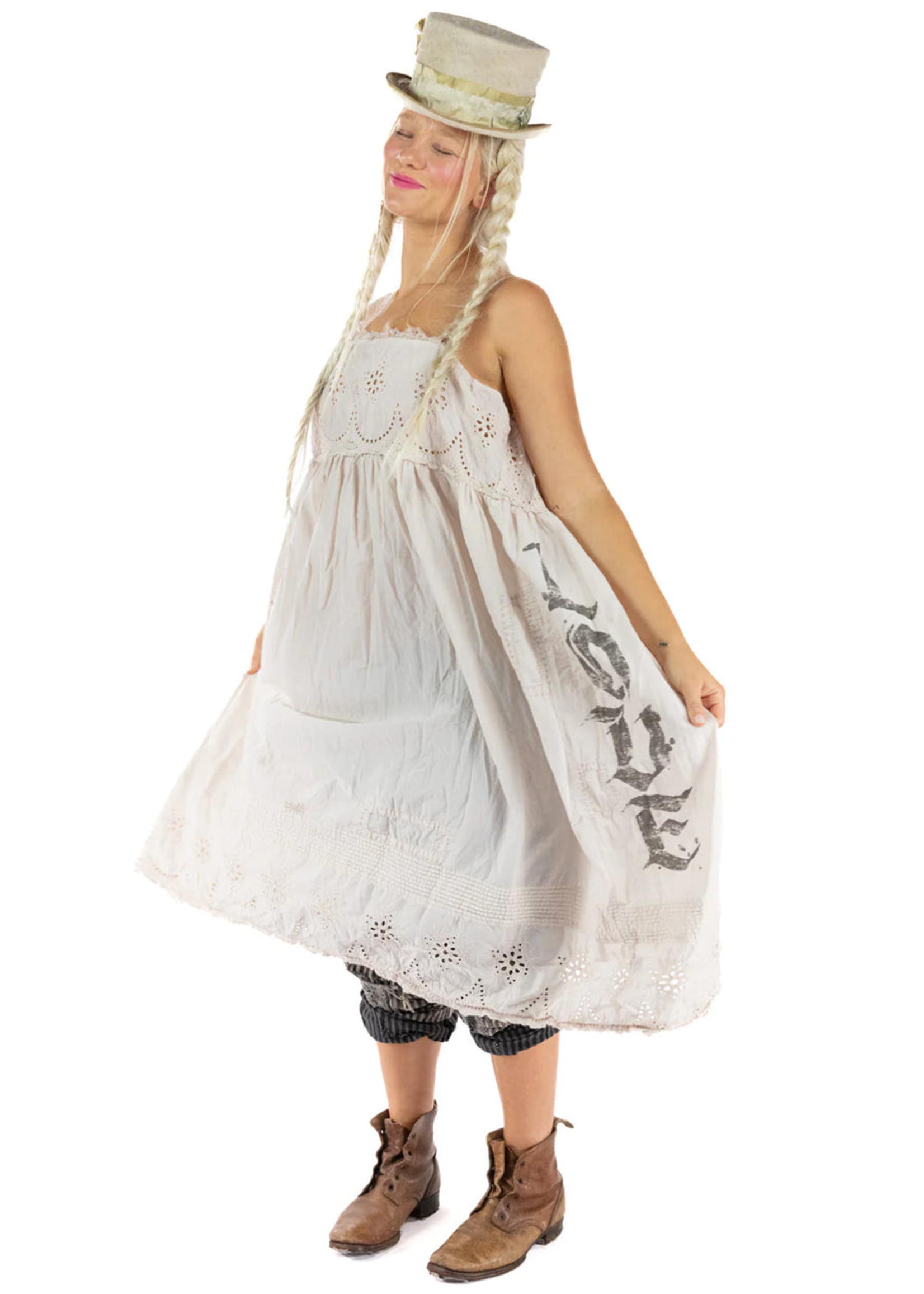 Magnolia Pearl Eyelet Lala Slip 159 Moonlight