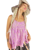 Magnolia Pearl Eyelet Clementine Tank Top 1496 Purple Boba