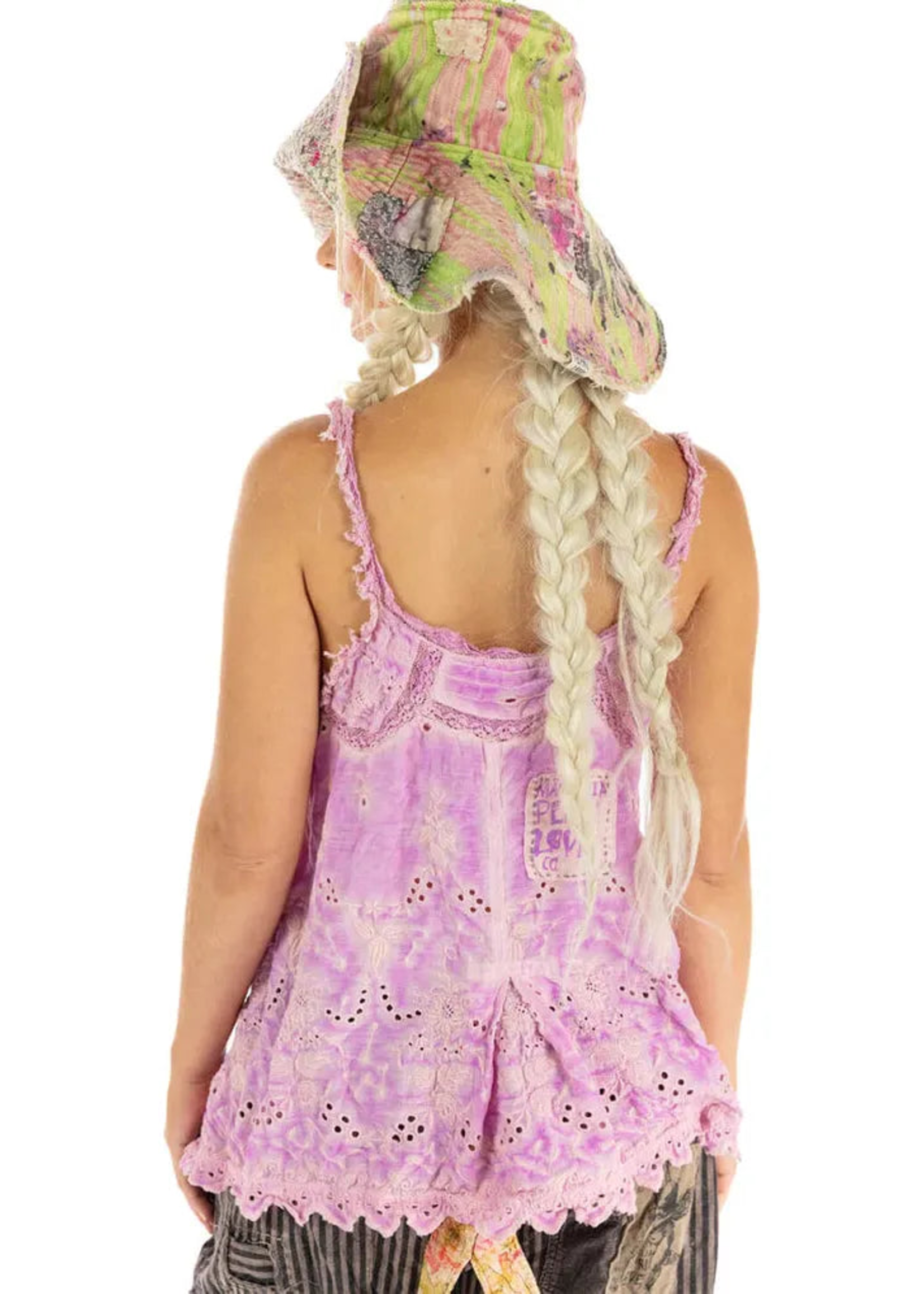 Magnolia Pearl Eyelet Clementine Tank Top 1496 Purple Boba