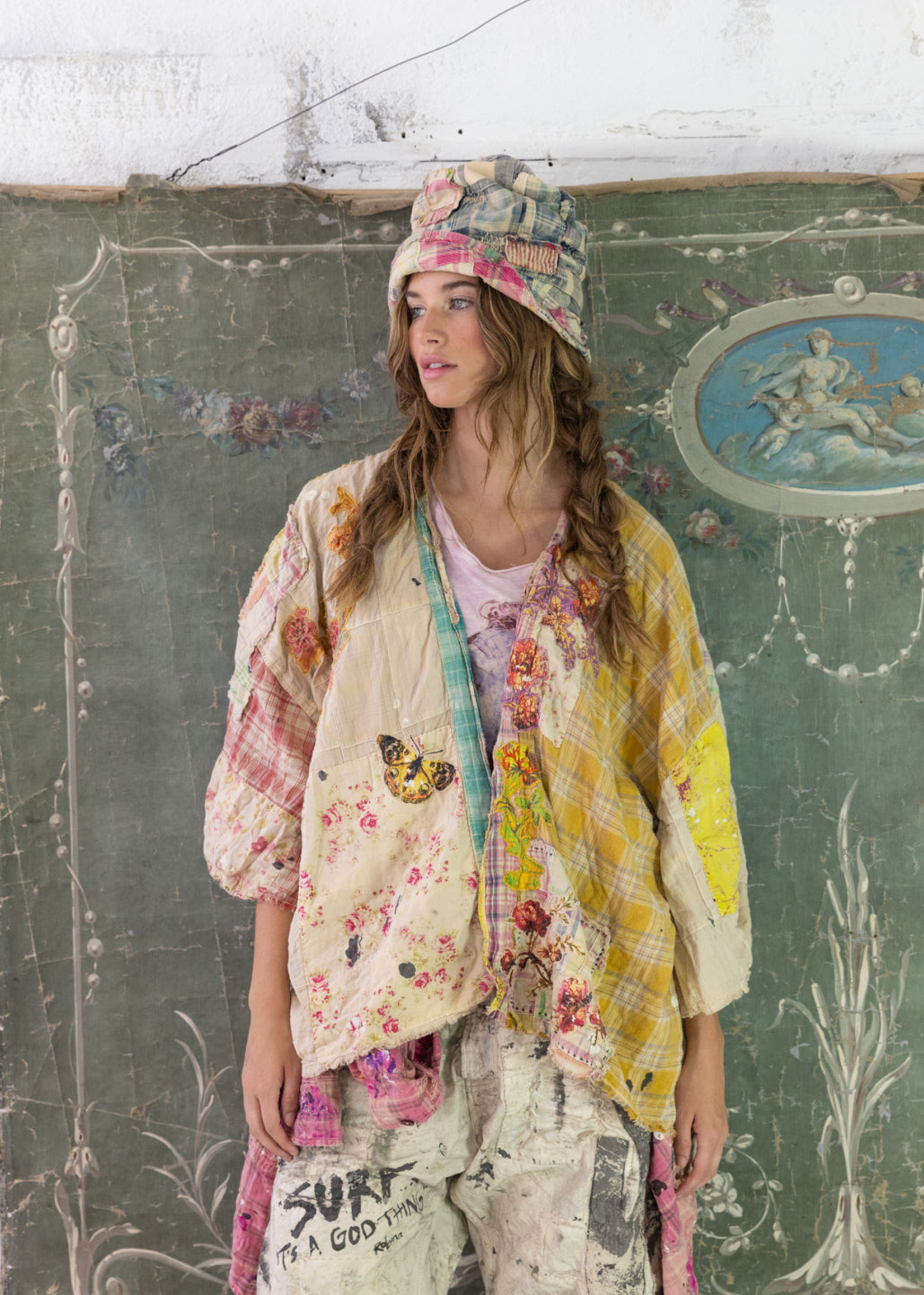 Magnolia Pearl Patchwork Beatix Kimono Jacket 798 One Size