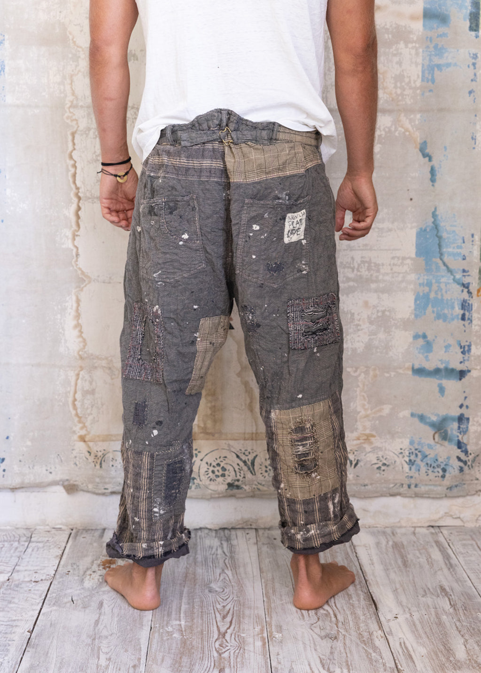 Magnolia Pearl PRE-ORDER New Release Quilted Miner Pants 512 Crow