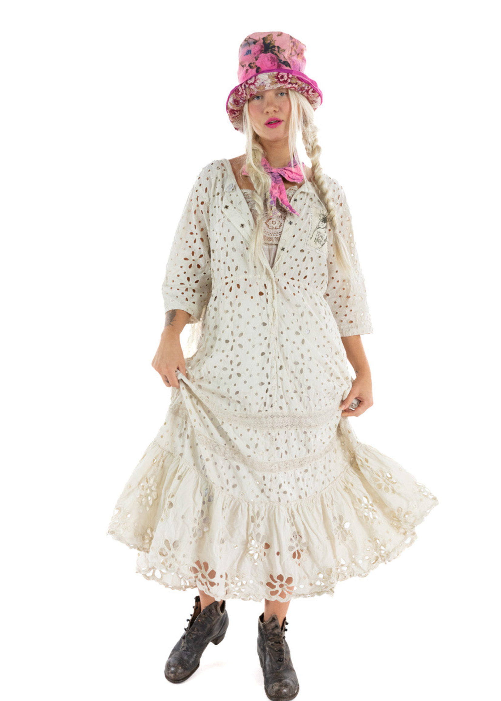 Magnolia Pearl Eyelet Haru Dress 959 Moonlight