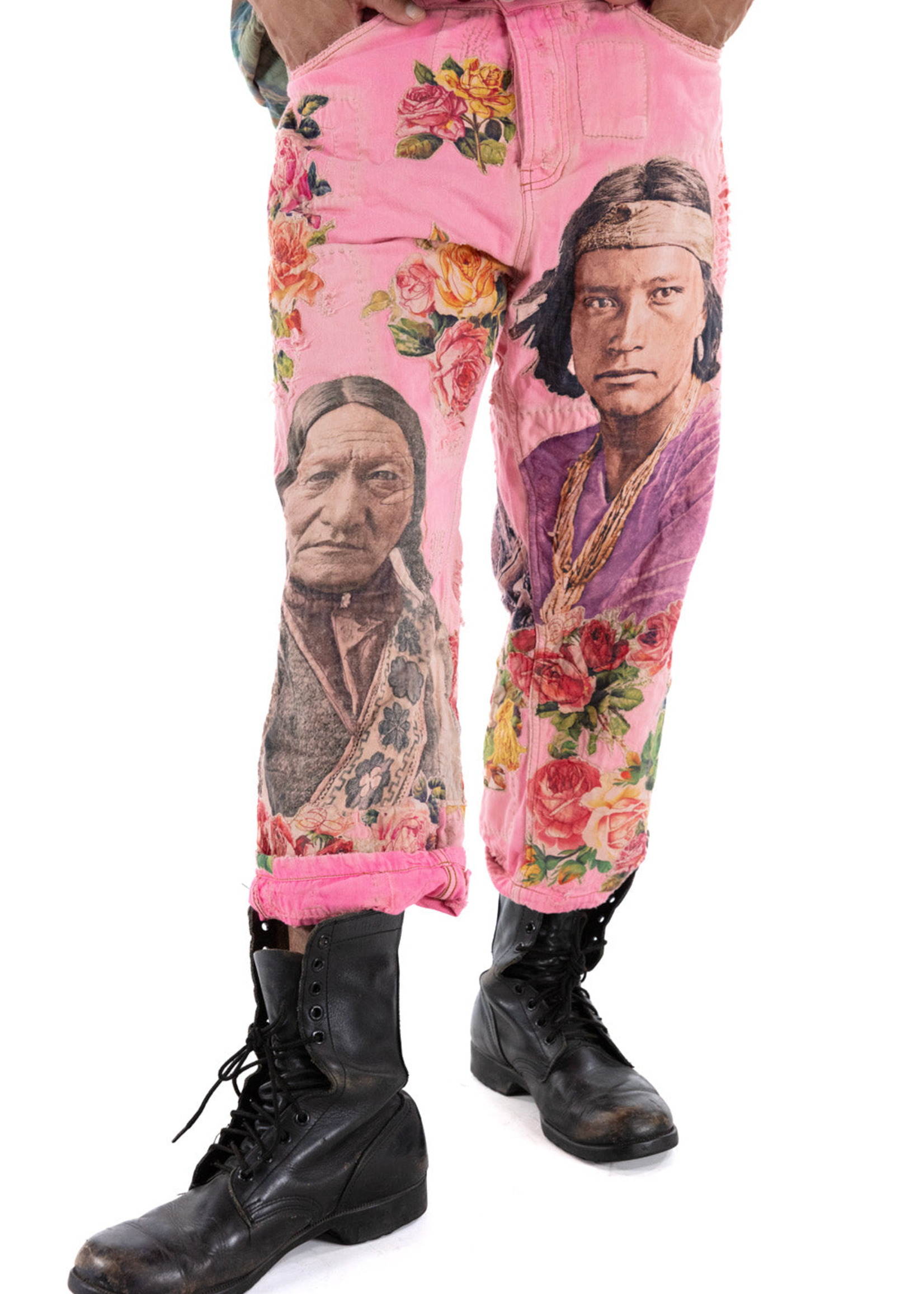Magnolia Pearl Great Spirit Miner Denim Pants 519 Azalea