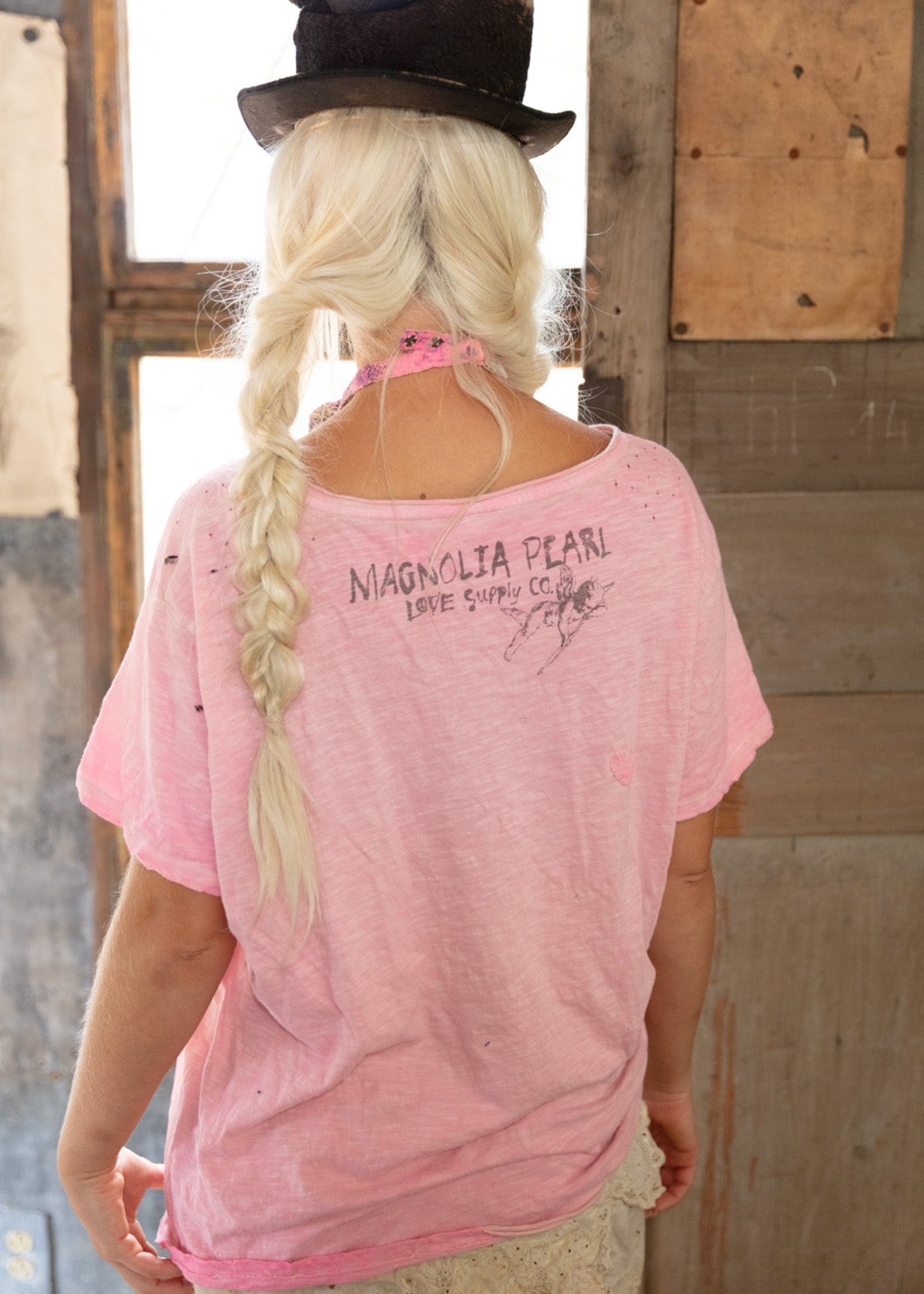 Magnolia Pearl Jesus Wept Tee Top 863 Azalea