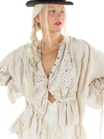 Magnolia Pearl Eyelet Teylani Blouse Top 1450 Moonlight