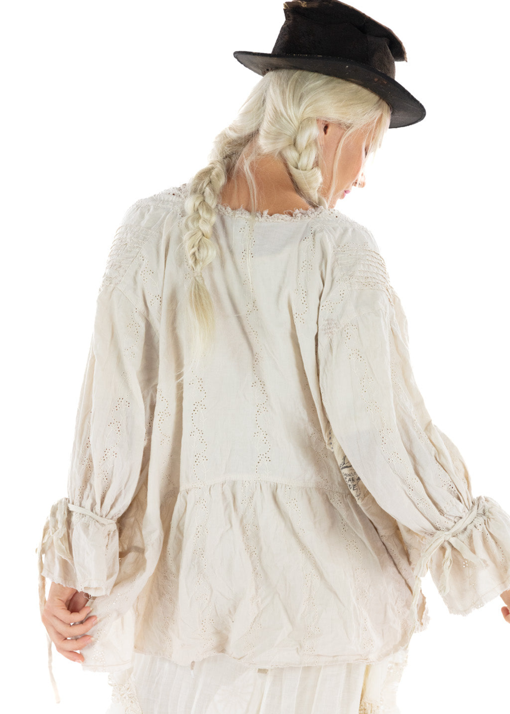 Magnolia Pearl Eyelet Teylani Blouse Top 1450 Moonlight