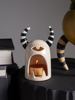 Tricks Tea Light Candleholder – Ceramic Monster Design