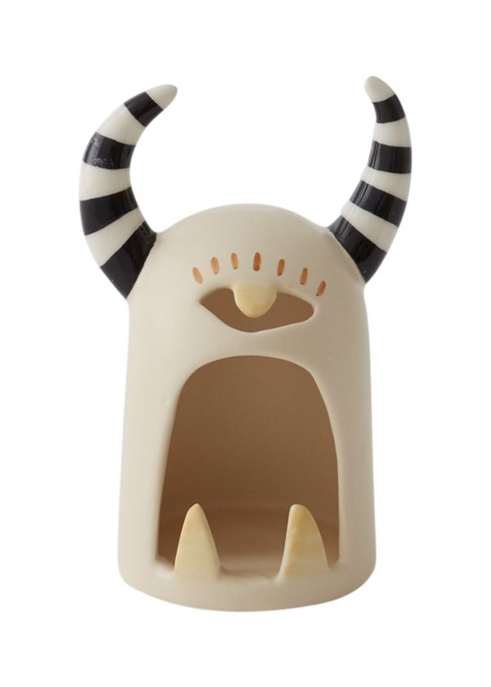 Tricks Tea Light Candleholder – Ceramic Monster Design