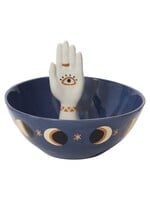 All-Seeing Hand Bowl – Stoneware Ceramic Candy Bowl