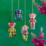 Glitterville Nathalie Lete Teddy Bear Ornaments